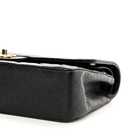 Chanel Caviar Quilted Medium Double Flap Black 10 of 10