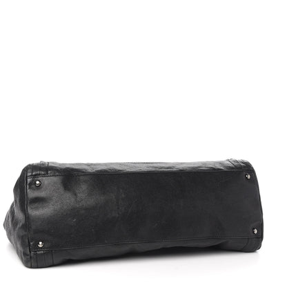 Chanel Glazed Caviar East West Modern Chain Tote Black 3 of 13