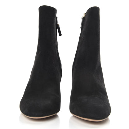 Valentino Garavani Suede Killer Stud Ankle Boots 40 Black 2 of 9