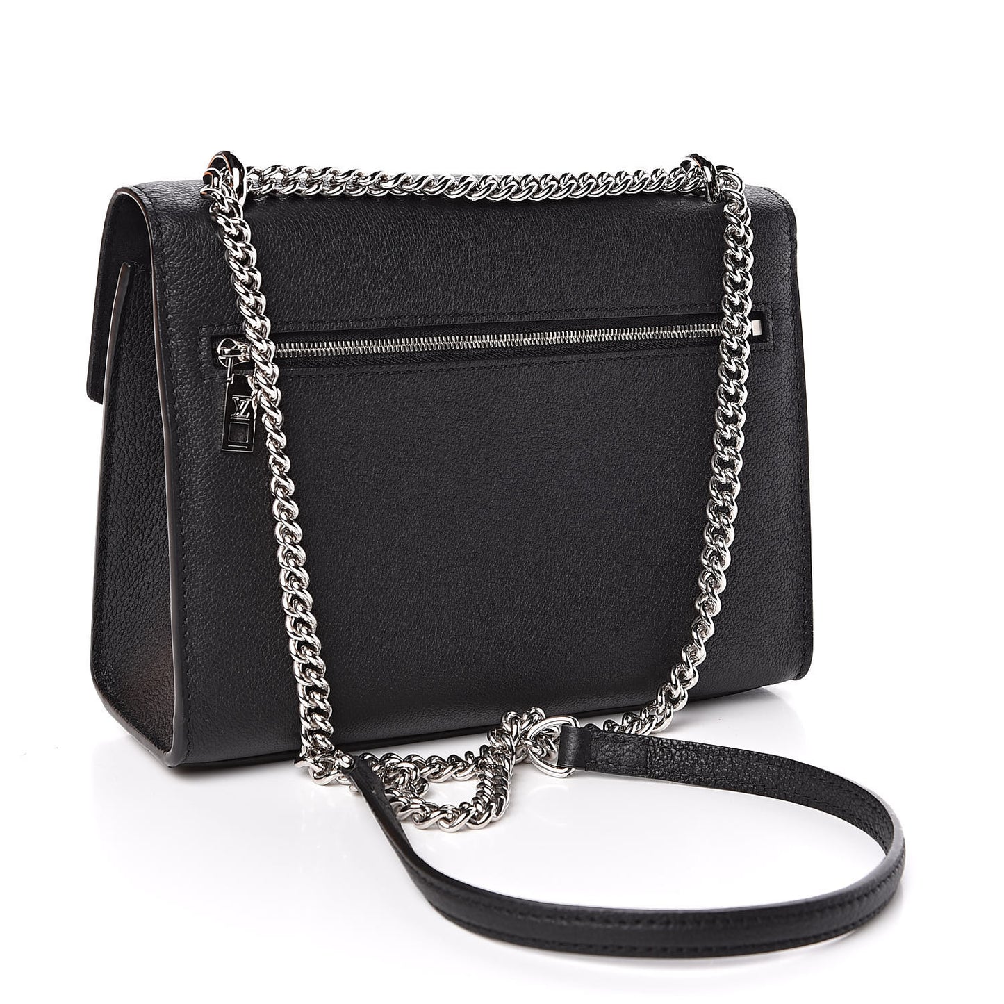 Soft Calfskin My Lockme Chain Bag BB Black