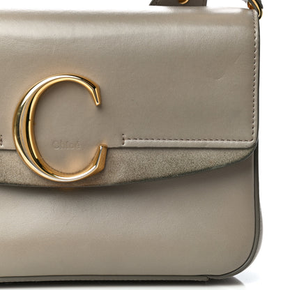 Chloe Calfskin Small C Double Carry Motty Grey 16 of 20