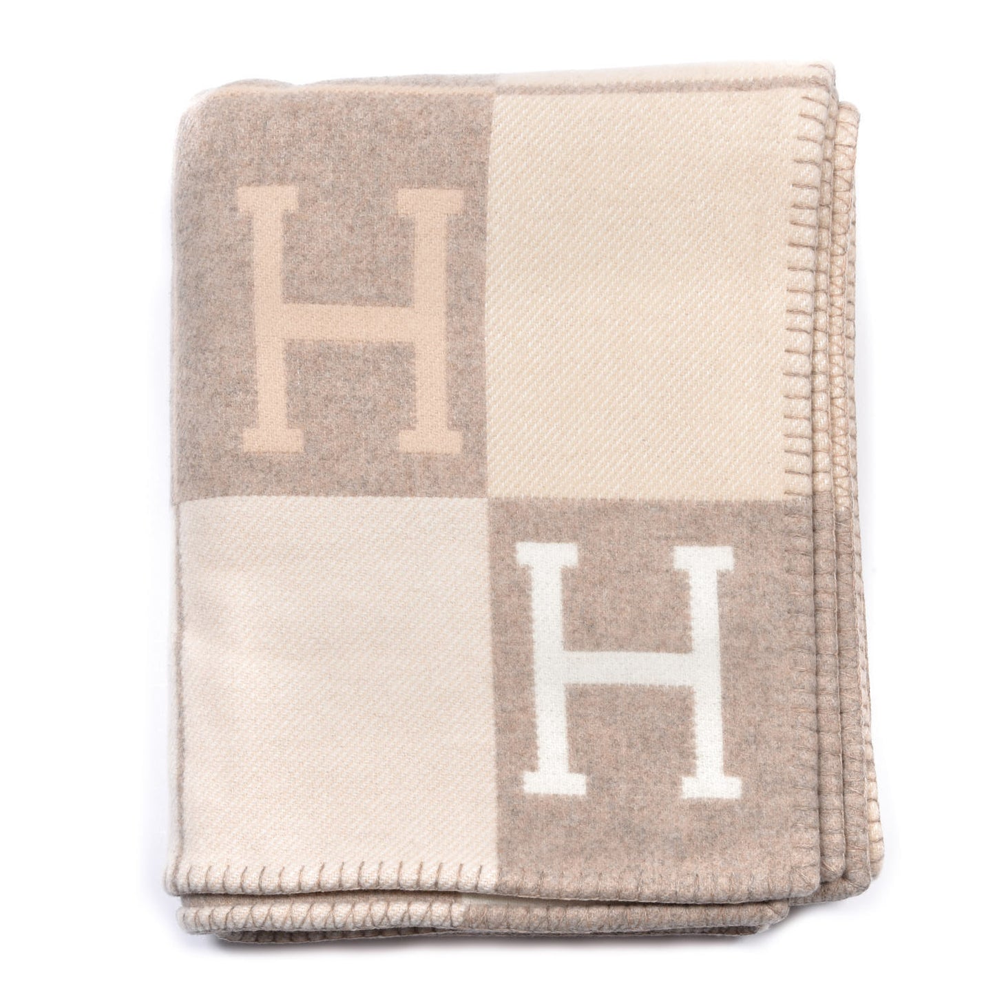 Wool Cashmere Avalon III Blanket Coco Camomille