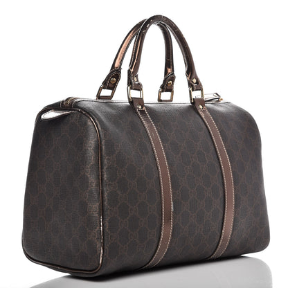 Gucci Metallic Monogram GG Plus Boston Tote Bronze 3 of 12