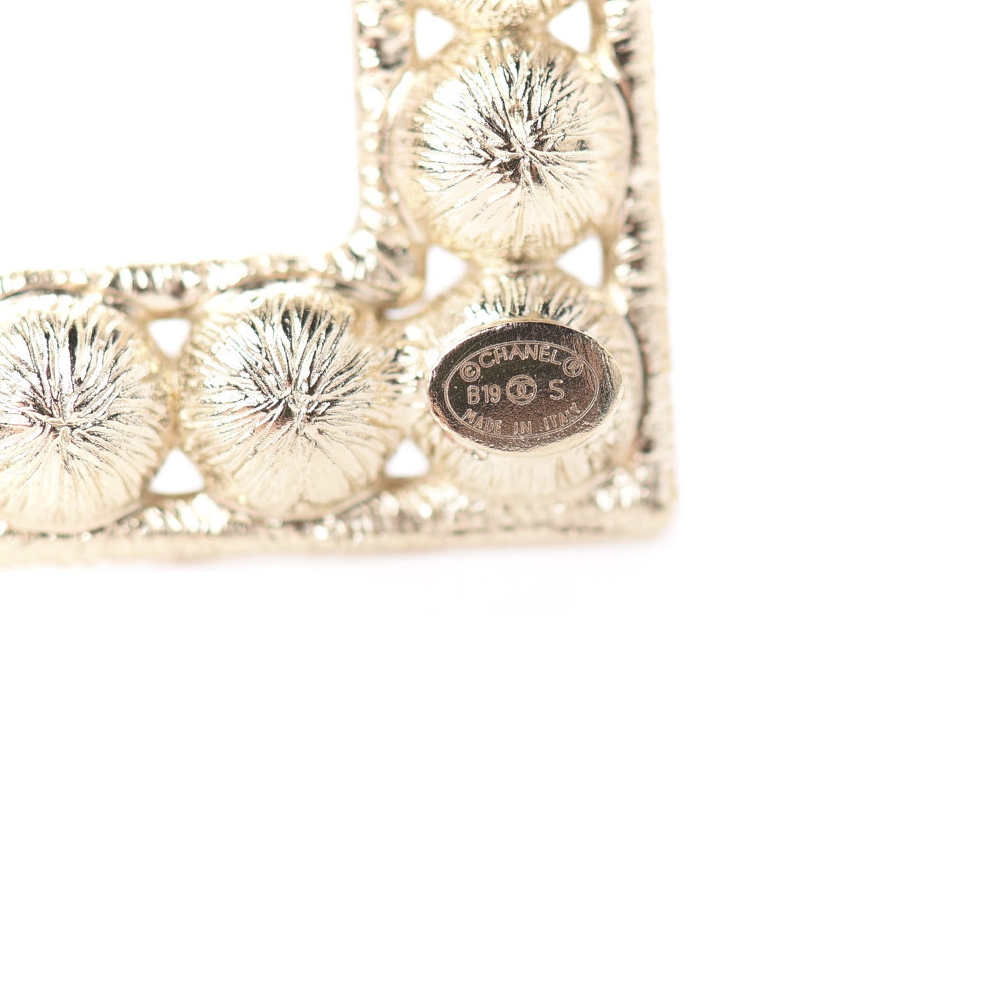 Crystal Runway Set Of 6 Brooch Gold