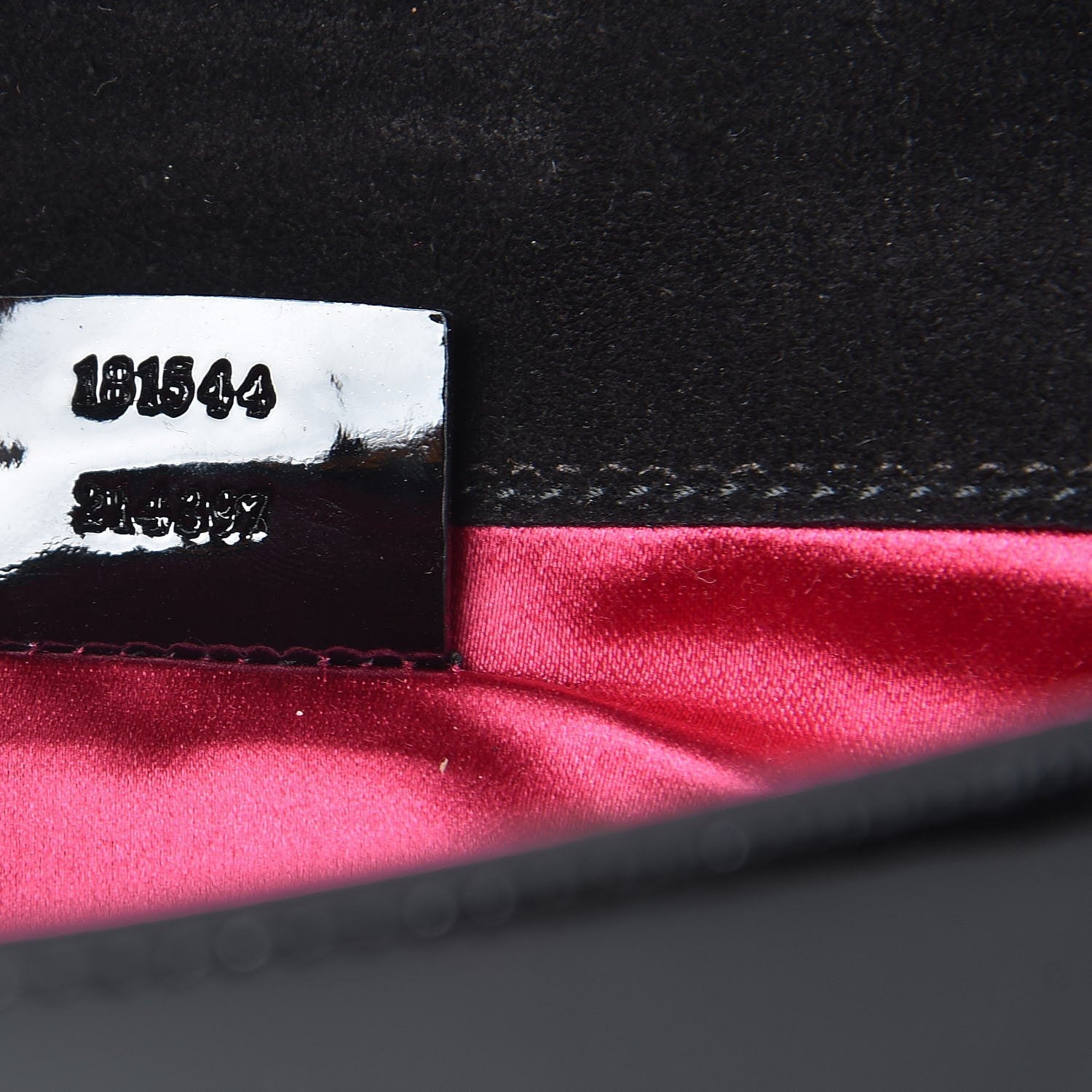 Gucci Patent Romy Clutch Black 7 of 7