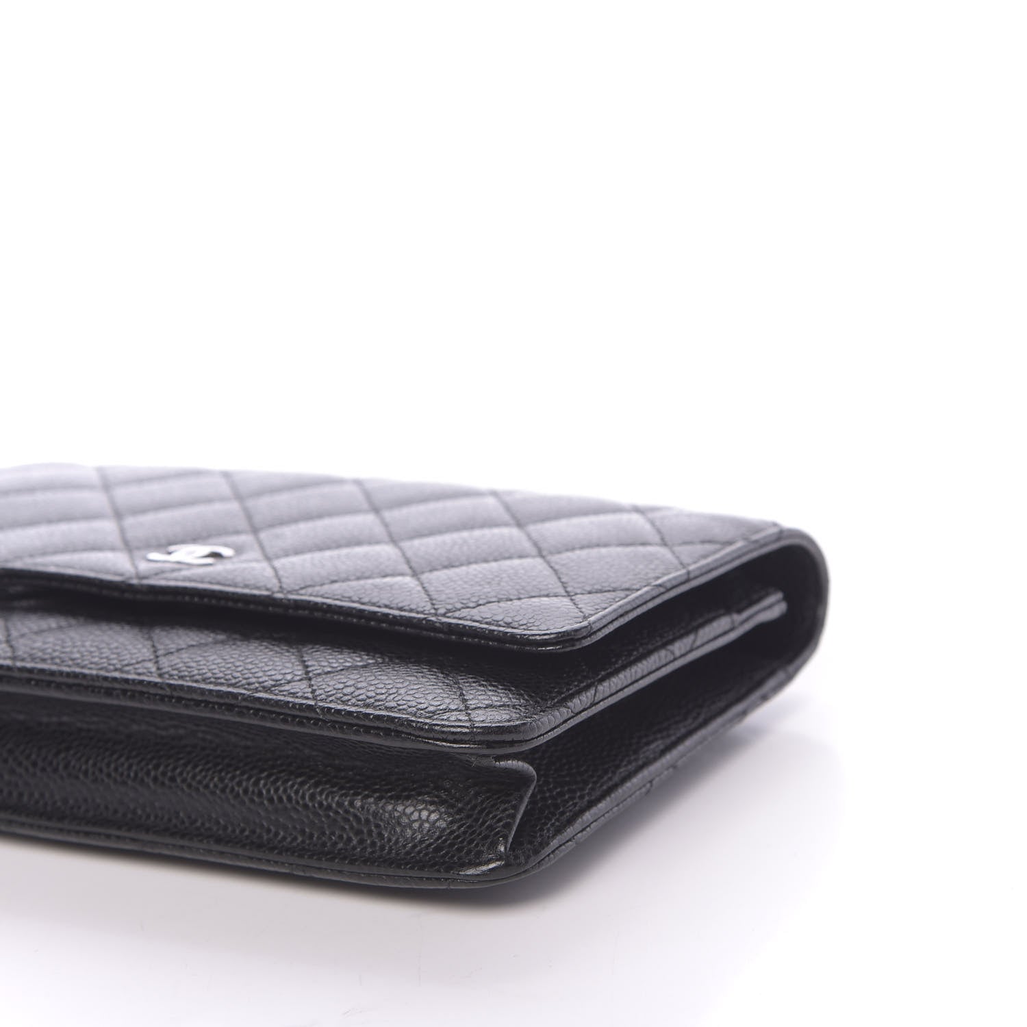 Chanel Caviar Quilted Wallet On Chain WOC Black 10 of 13