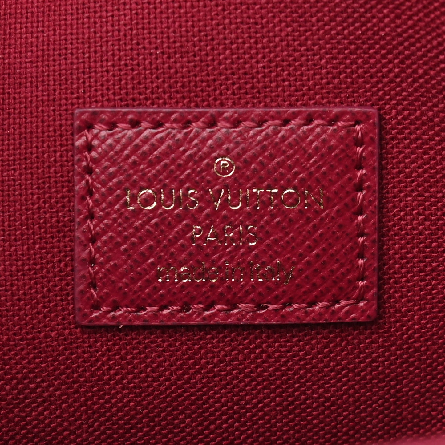 Monogram Pochette Felicie Chain Wallet Fuchsia