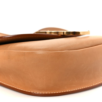 Saint Laurent Smooth Vintage Calfskin Small Kaia Satchel Brown Gold 10 of 11