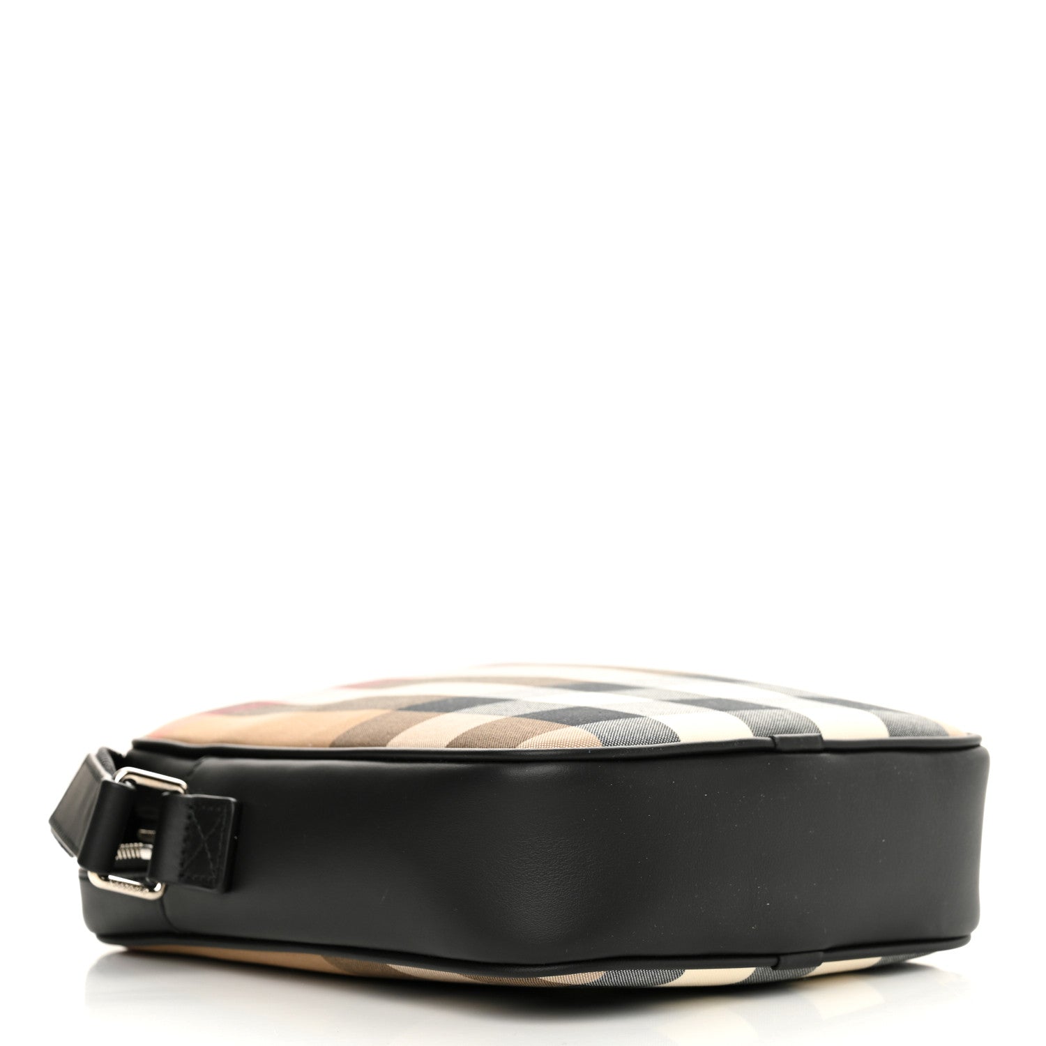 Burberry Canvas Super Exploded Check Vertical Paddy Camera Bag Taupe Brown 4 of 9