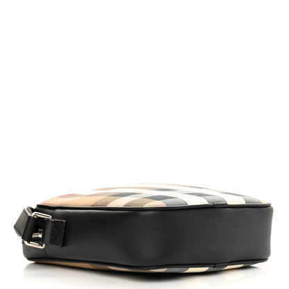 Burberry Canvas Super Exploded Check Vertical Paddy Camera Bag Taupe Brown 4 of 9