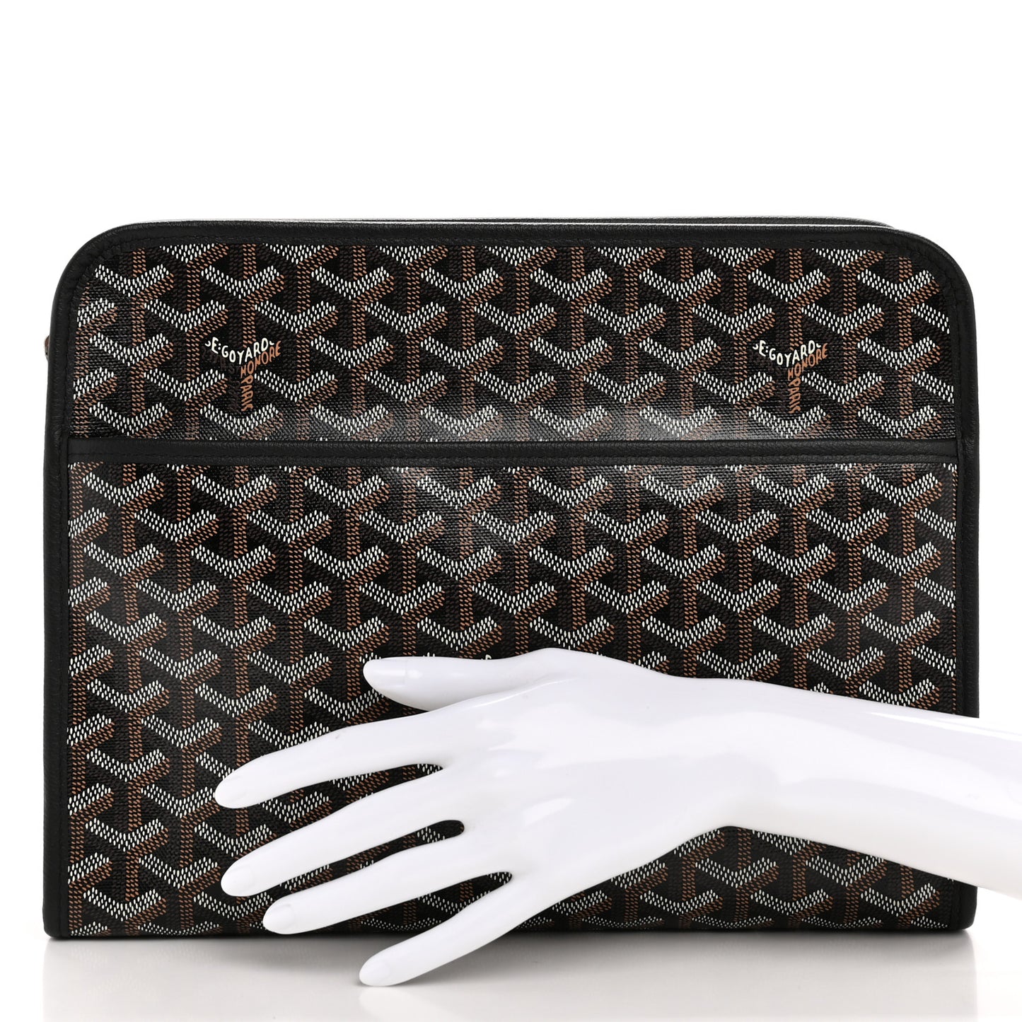 Goyardine Jouvence GM Toiletry Pouch Black
