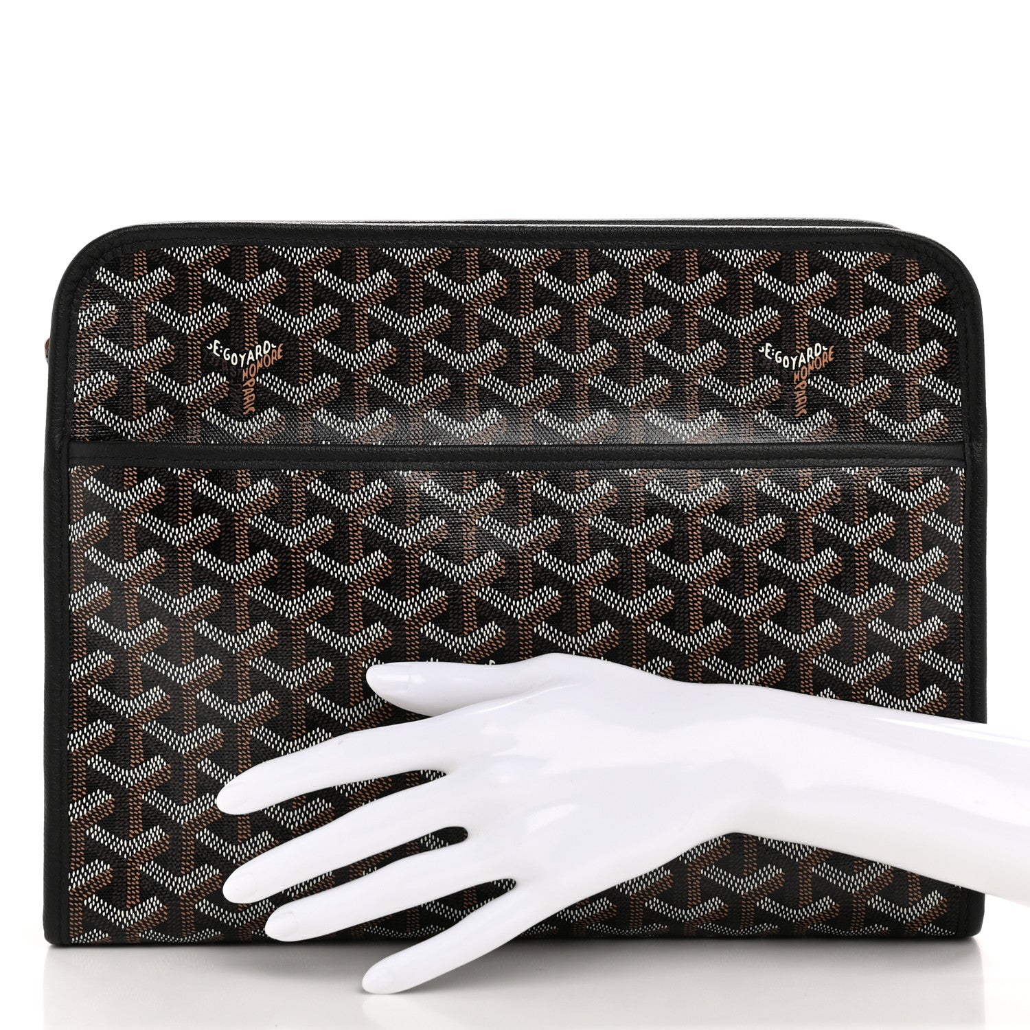 Goyard Goyardine Jouvence GM Toiletry Pouch Black 2 of 6