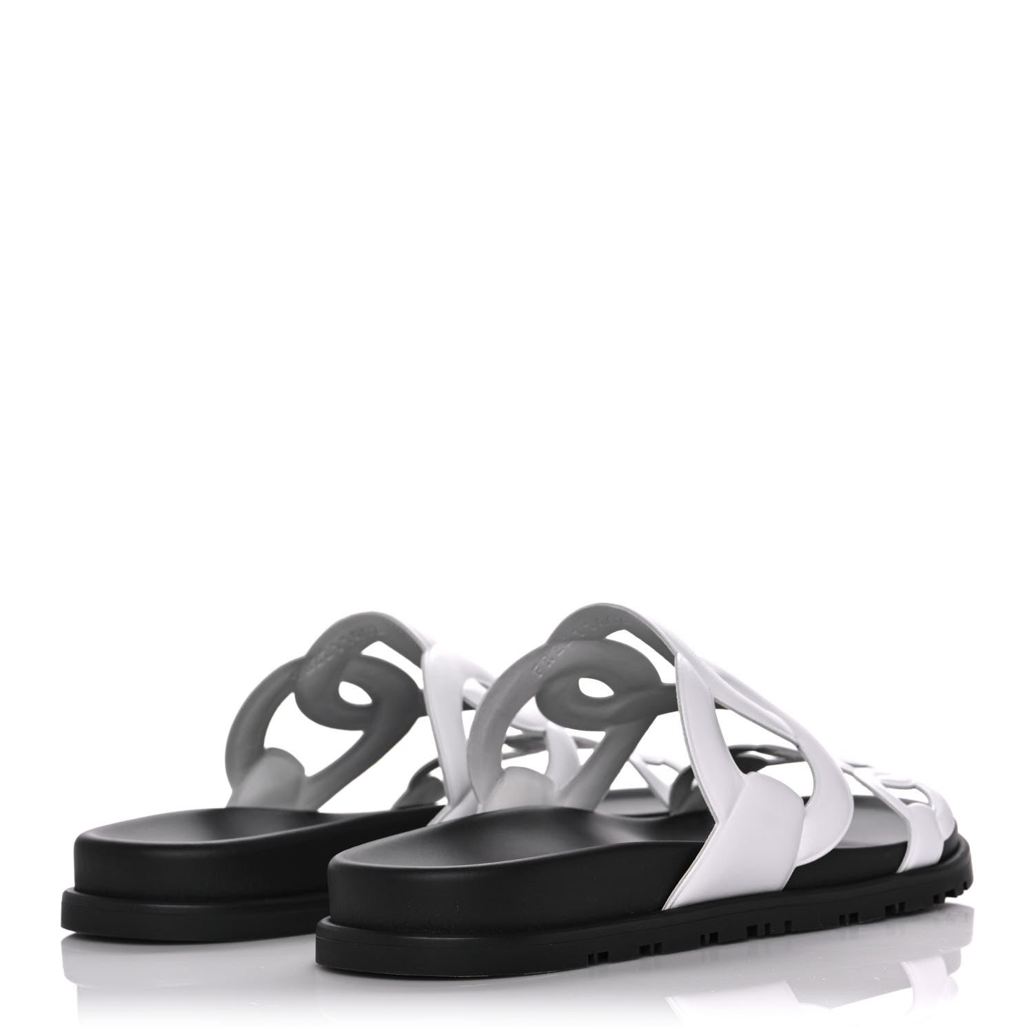 Hermes Nappa Extra Sandals 38.5 White 4 of 9