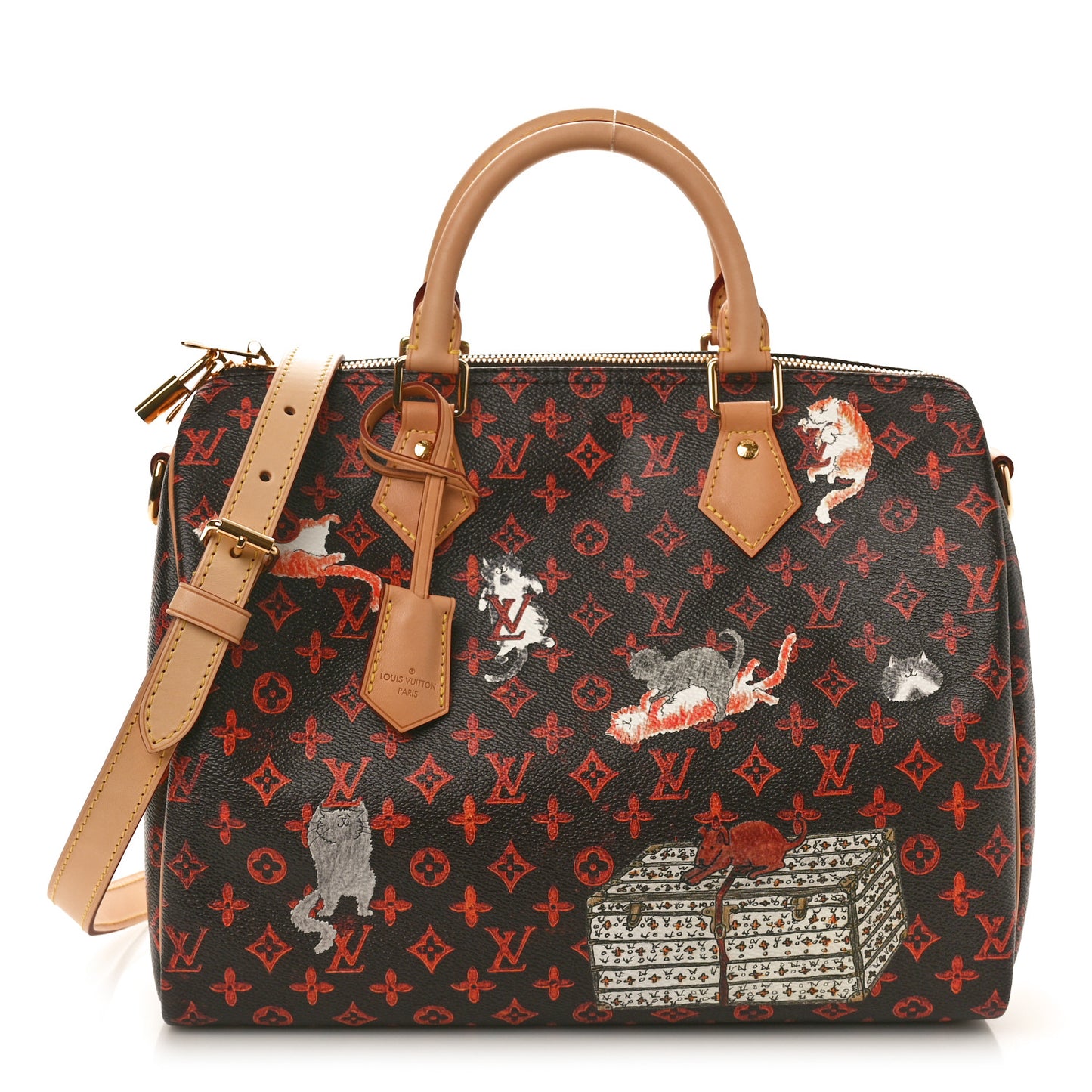 Catogram Speedy Bandouliere 30 Marron