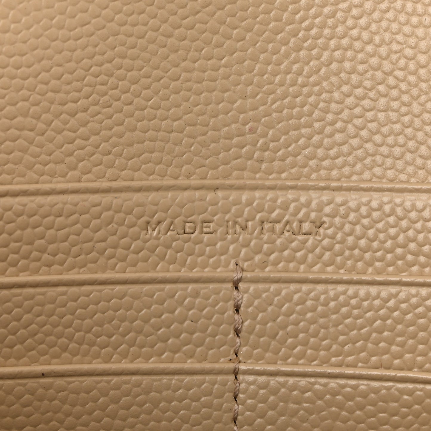 Grain De Poudre Matelasse Chevron Monogram Chain Wallet Nude Powder Nude Powder