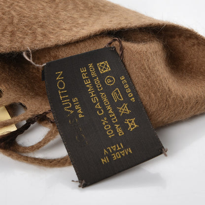 Louis Vuitton Cashmere Jhelam Stole Caramel 8 of 8