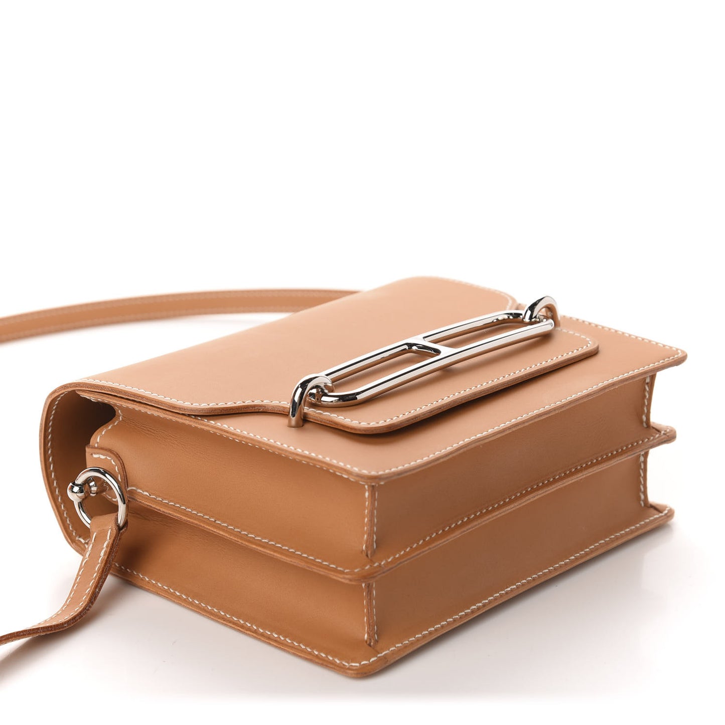 Veau Butler Mini Sac Roulis Natural Sable