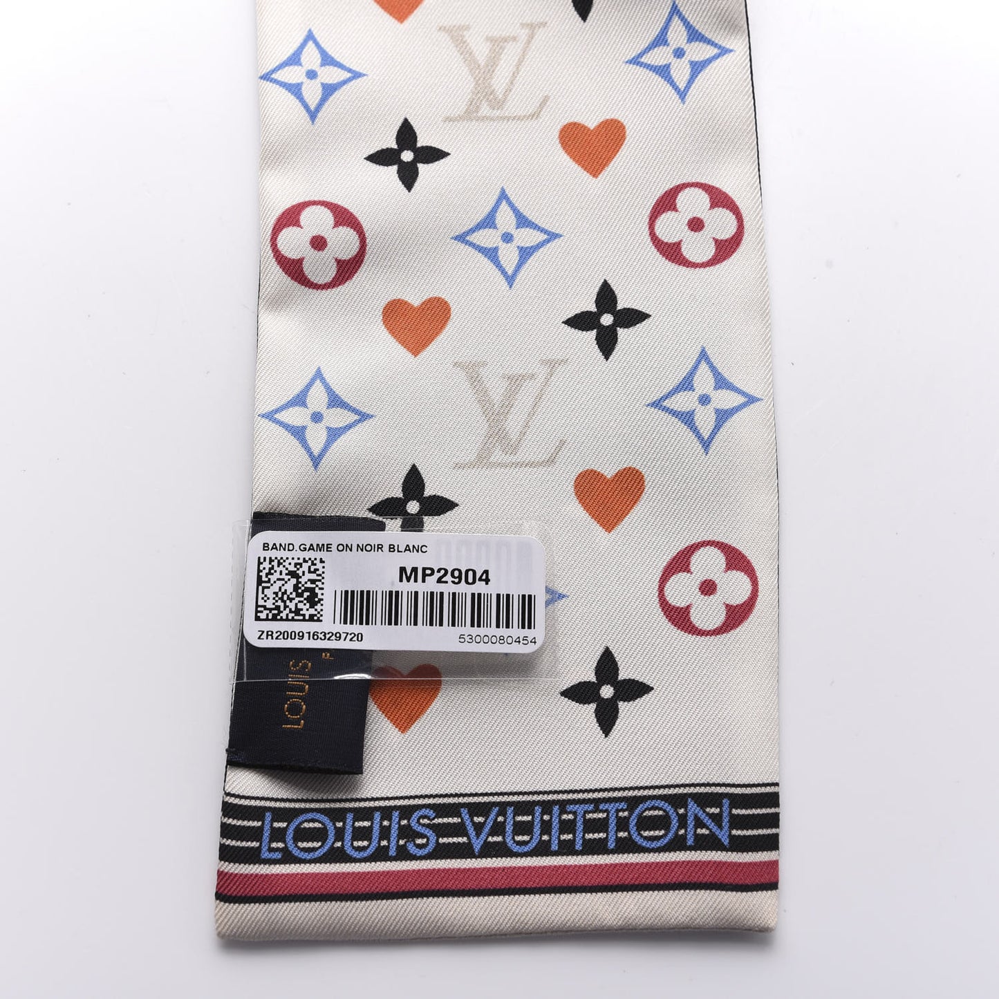 Silk Game On Bandeau Black White