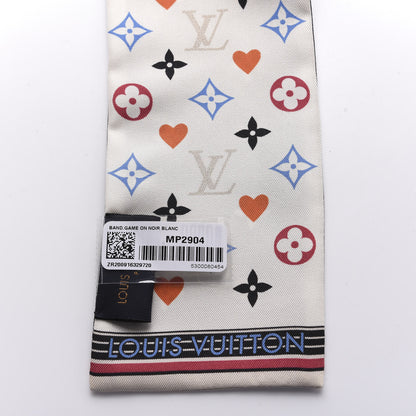 Louis Vuitton Silk Game On Bandeau Black White 3 of 3