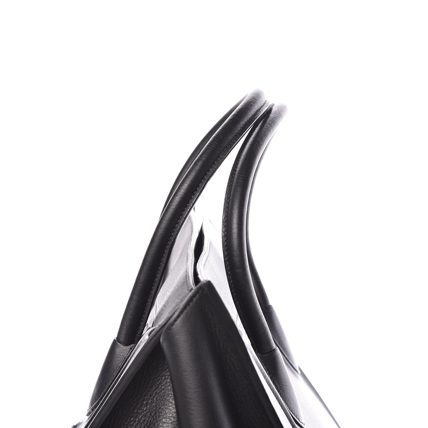 Supple Calfskin Medium Phantom Luggage Black