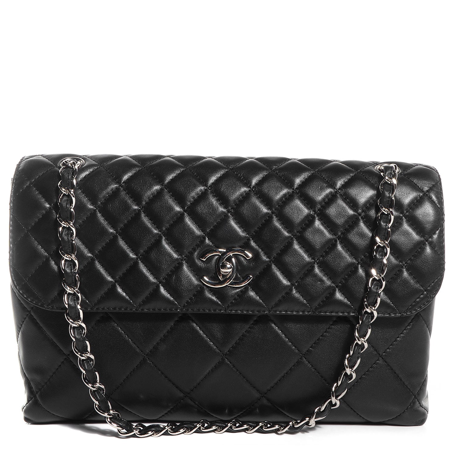 Chanel Calfskin Quilted In the Business Flap Bag Black 1 of 9