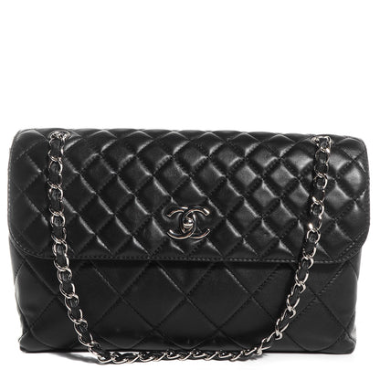 Chanel Calfskin Quilted In the Business Flap Bag Black 1 of 9