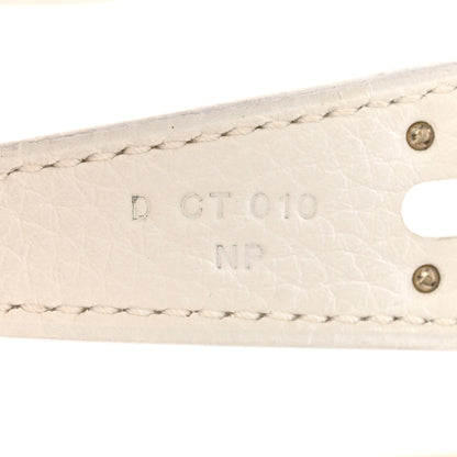 Hermes Taurillon Clemence Lindy 30 White 7 of 12