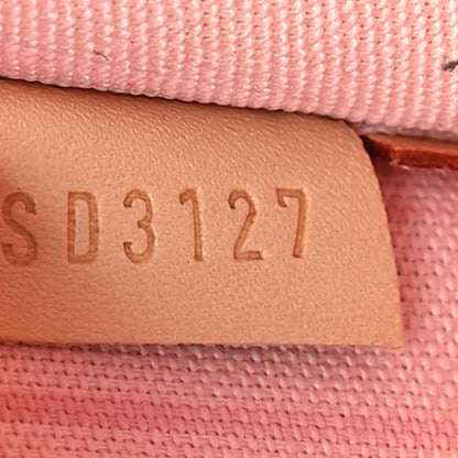 Louis Vuitton Damier Azur Neverfull MM GM Pochette Rose Ballerine 7 of 8