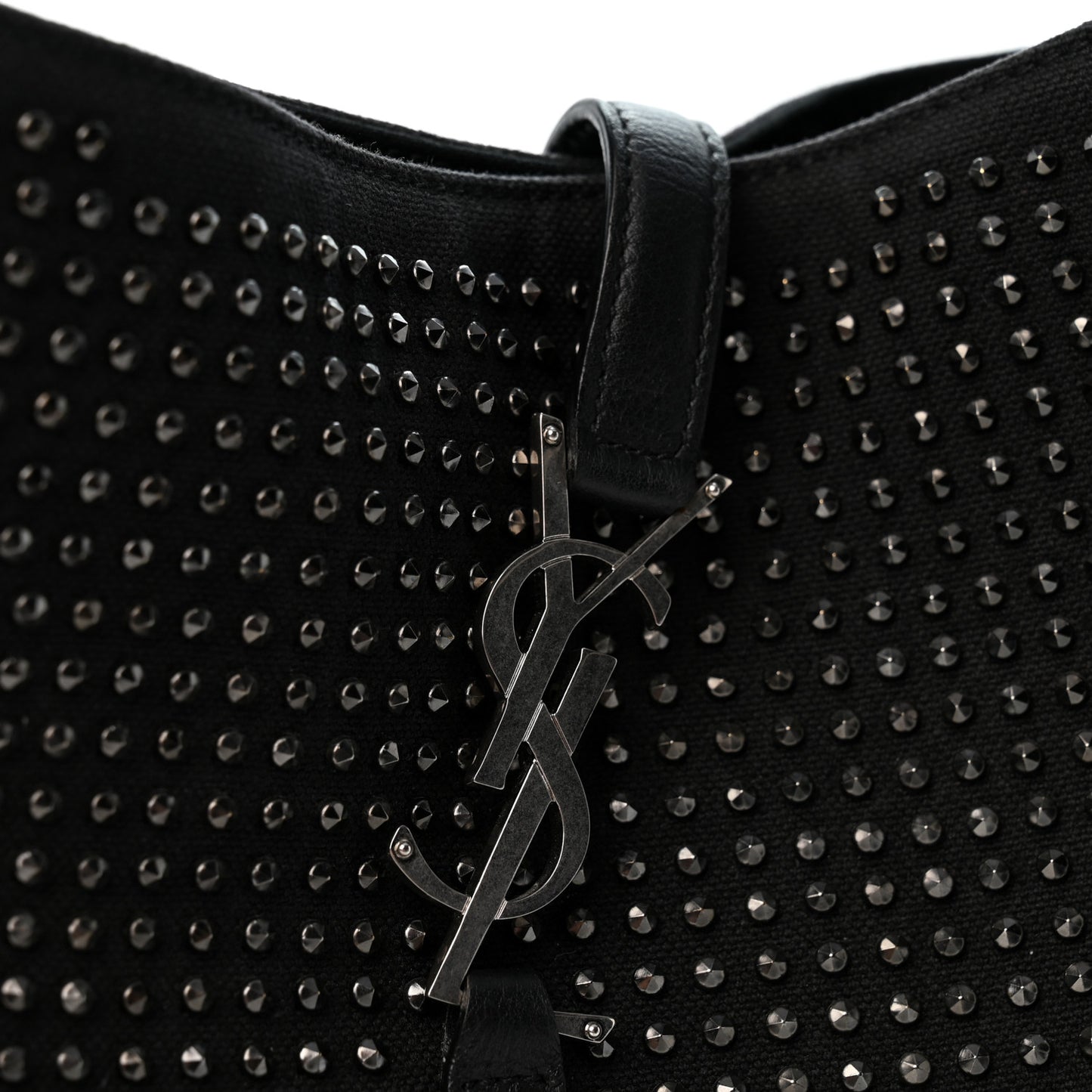 Cotton Studded Le 5 A 7 Soft Hobo Black