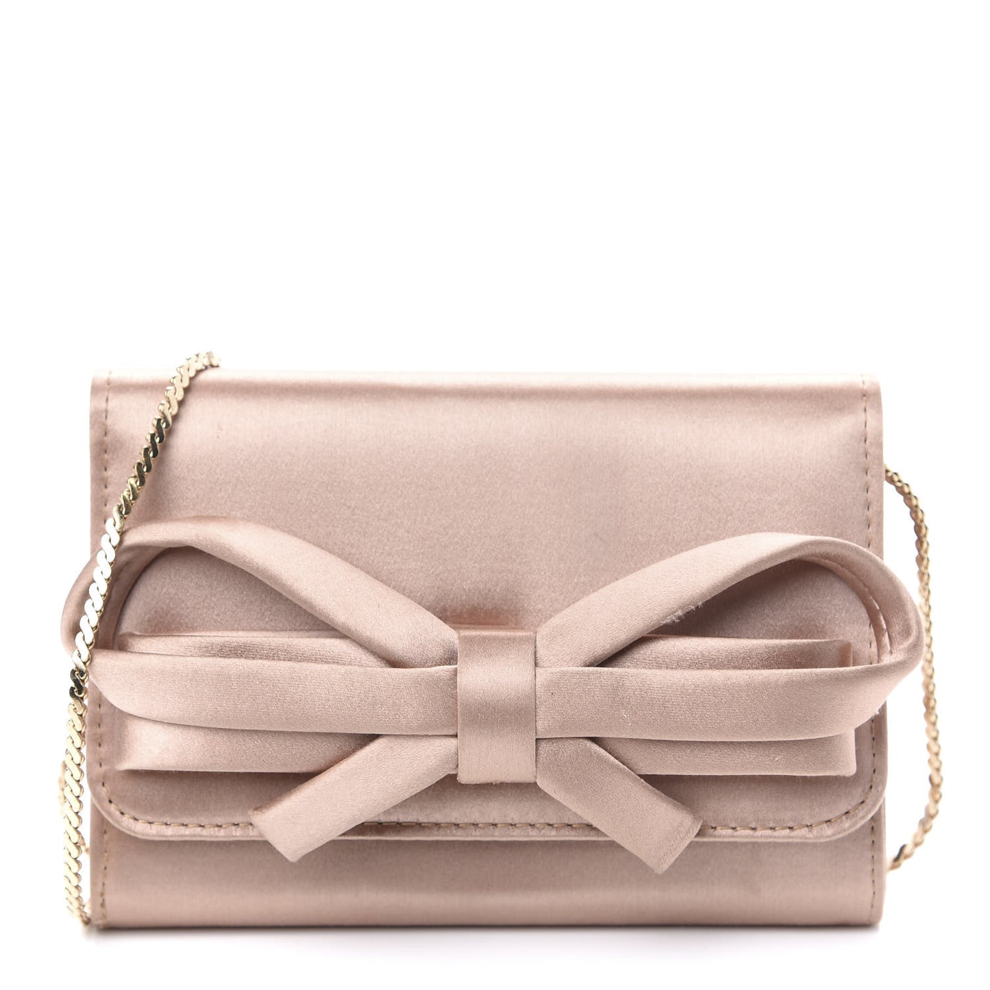 Satin Bow Crossbody Poudre