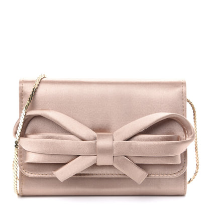 Valentino Garavani Satin Bow Crossbody Poudre 1 of 11
