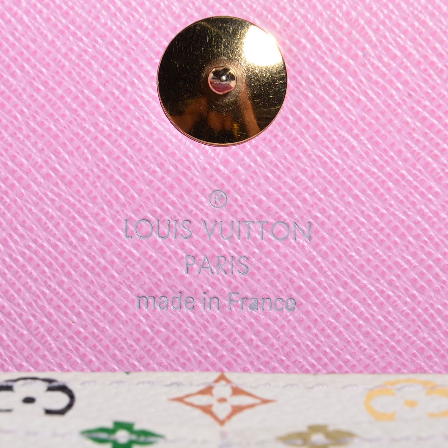 Louis Vuitton Monogram Multicolor Sarah Wallet White Litchi 6 of 8