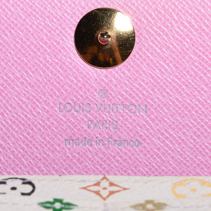 Louis Vuitton Monogram Multicolor Sarah Wallet White Litchi 6 of 8