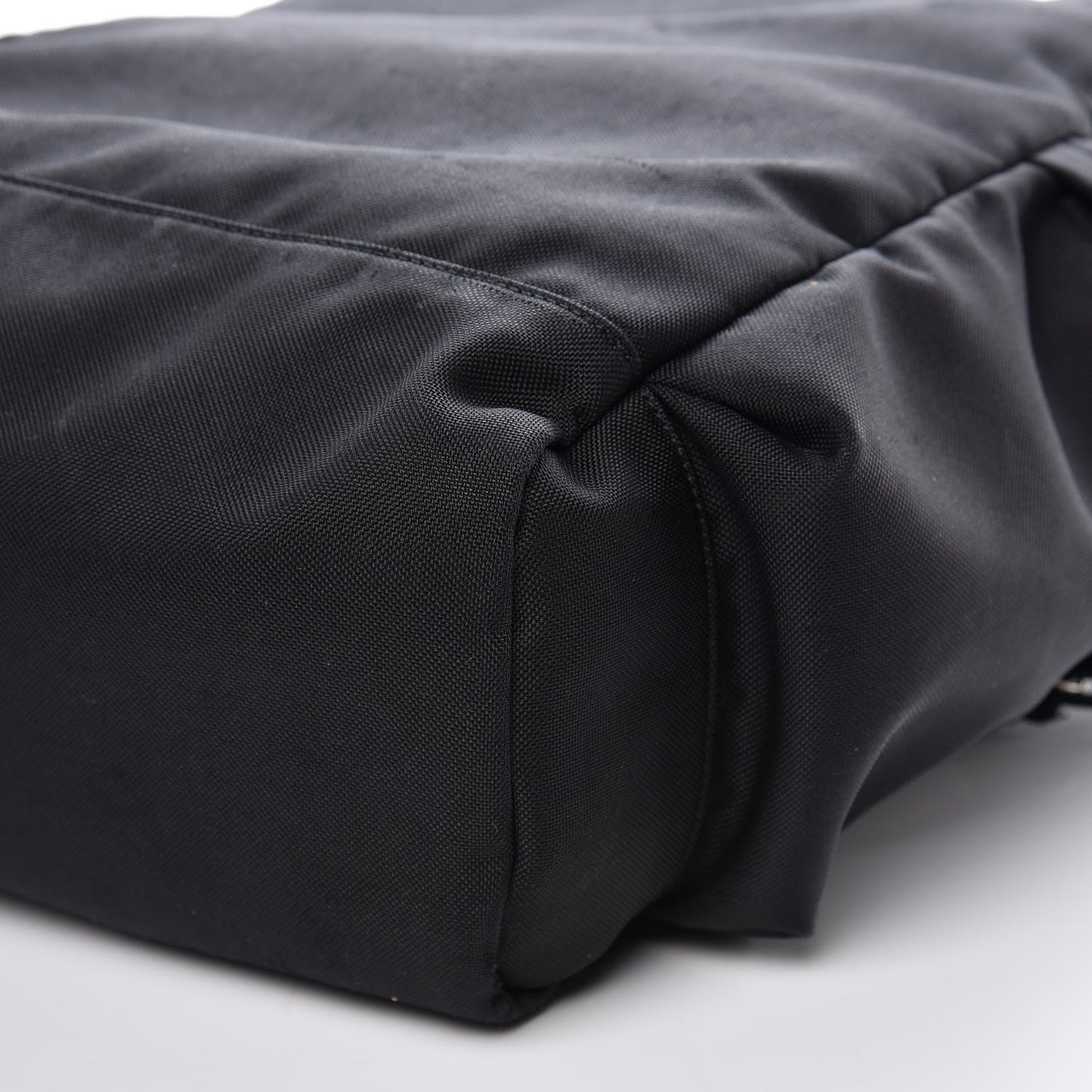 Techno Canvas Web Drawstring Backpack Black