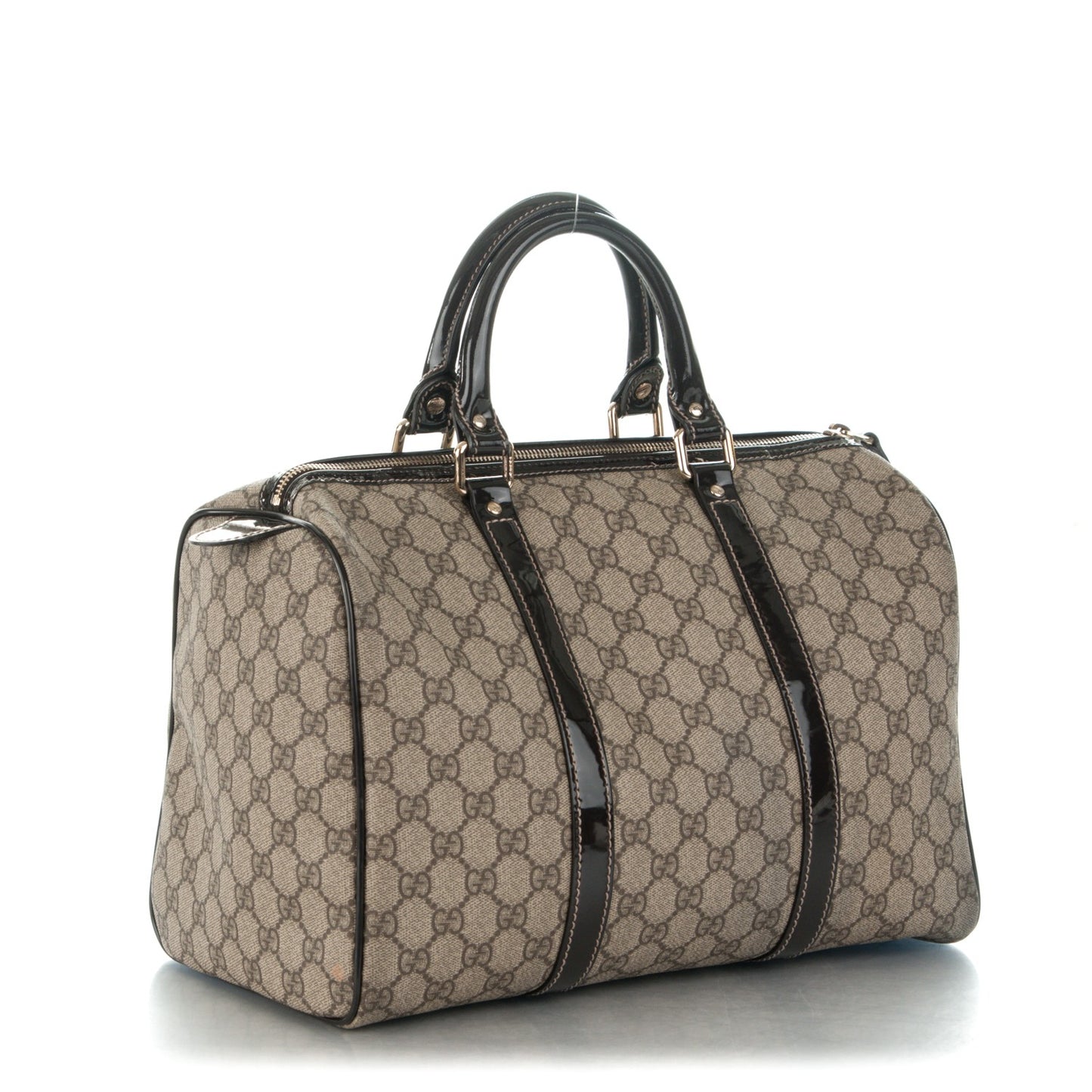 GG Plus Monogram Medium Joy Boston Dark Brown