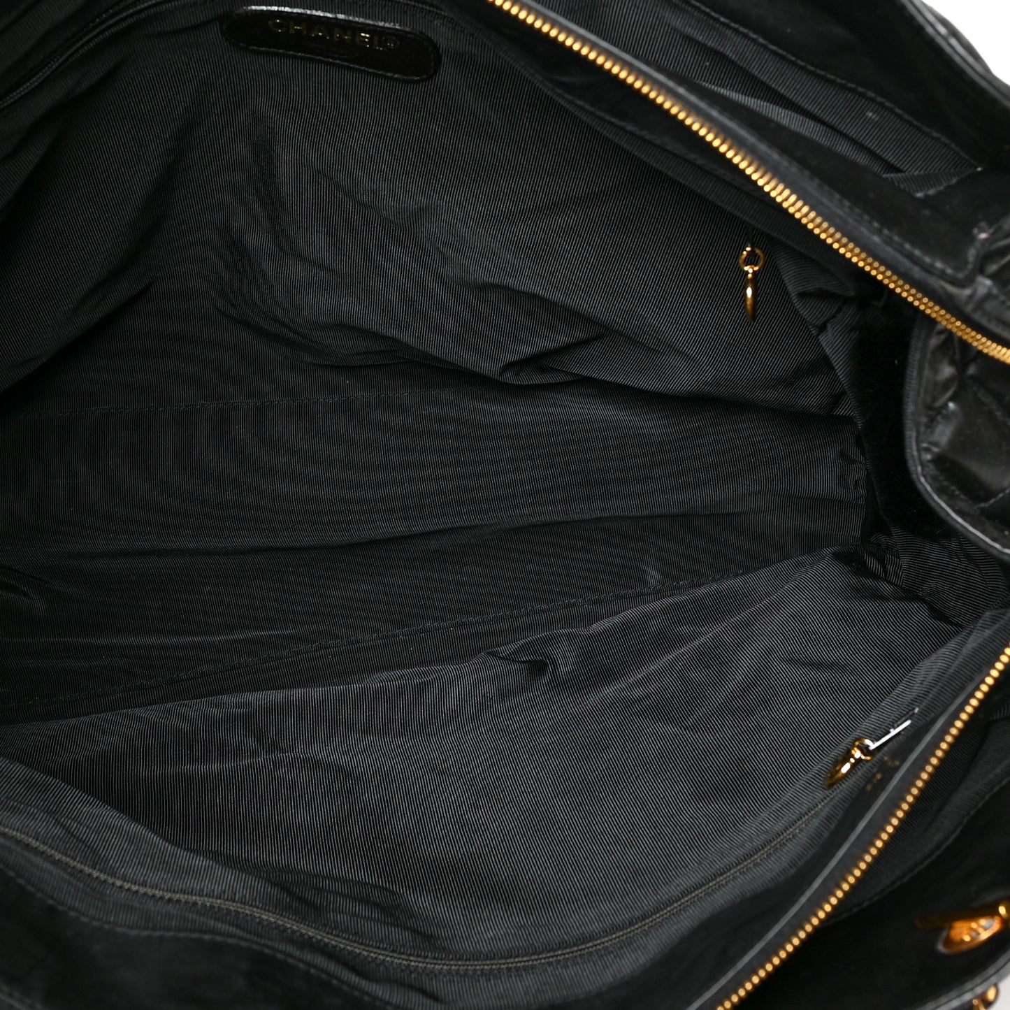 Vinyl Stitched XL Weekender Black