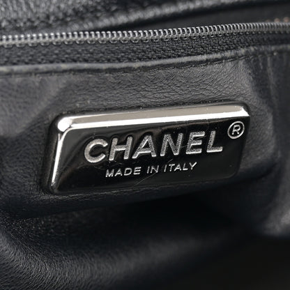 Chanel Smooth Calfskin Medium Luxe Ligne Bowler Black 6 of 13