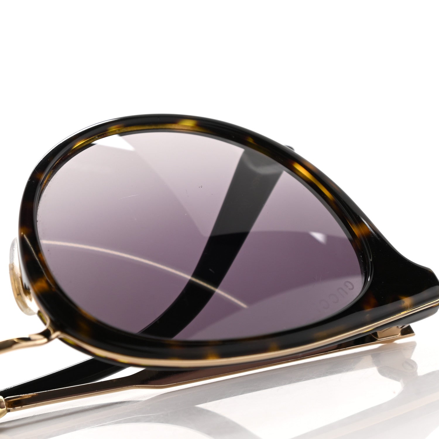 Gucci Acetate Web Sunglasses GG0204SK Tortoise 7 of 8