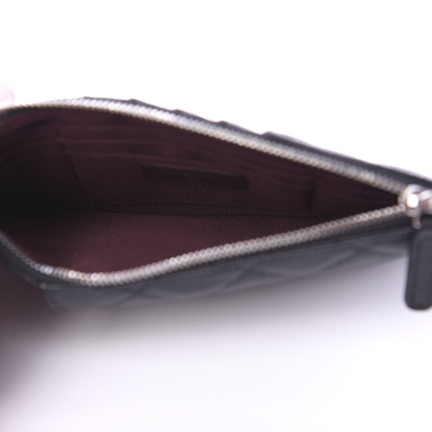 Chanel Caviar Quilted Classic Flat Wallet Pouch Black 5 of 9