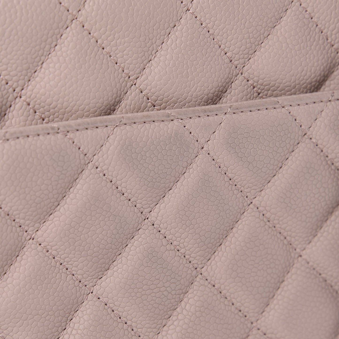 Caviar Quilted Casual Pocket Messenger Flap Light Pink