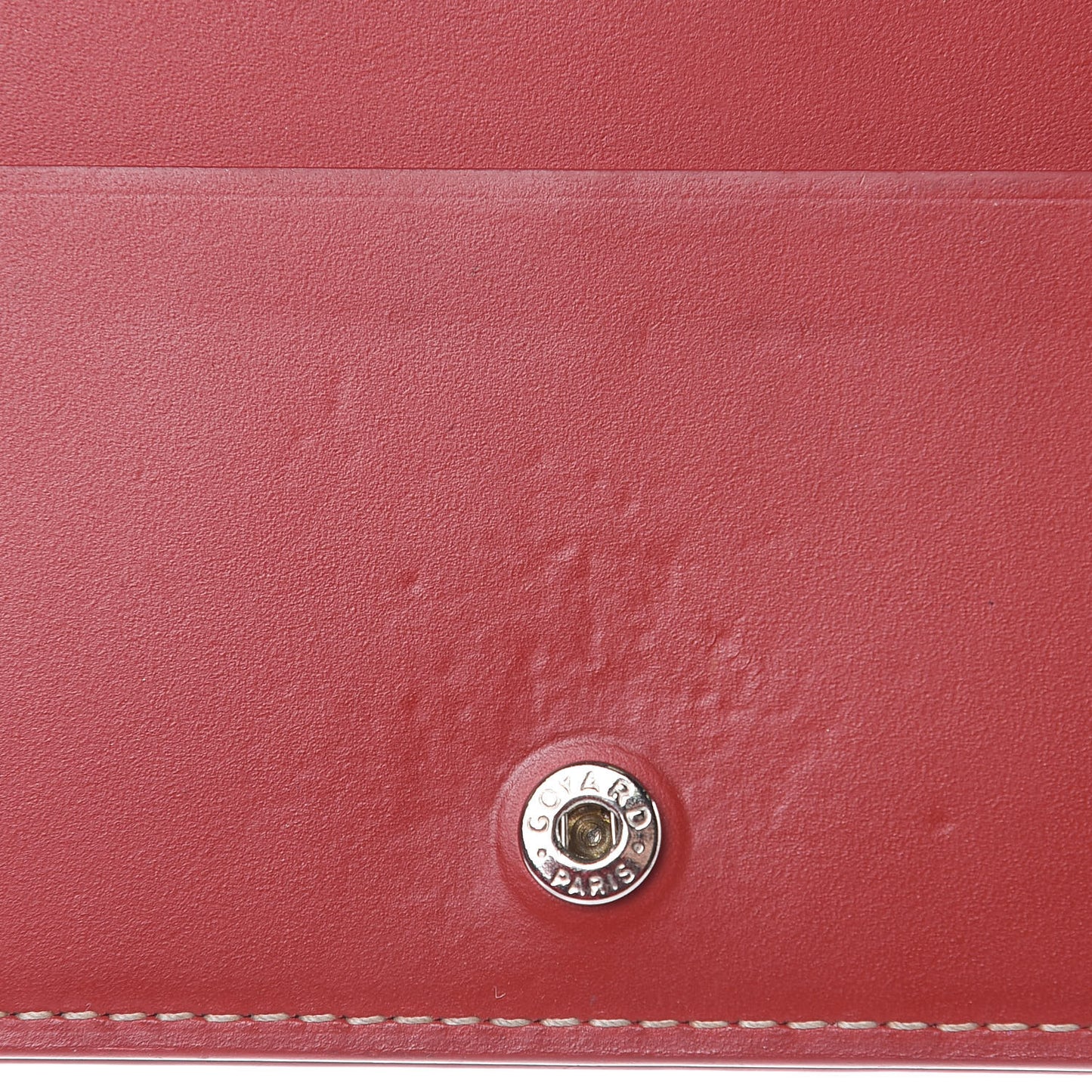 Goyardine Richelieu Wallet Red