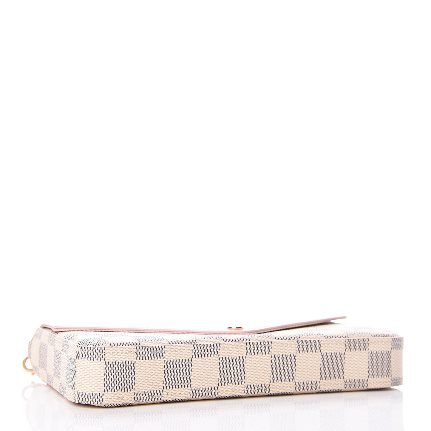 Damier Azur Calfskin Pochette Felicie Eau de Rose