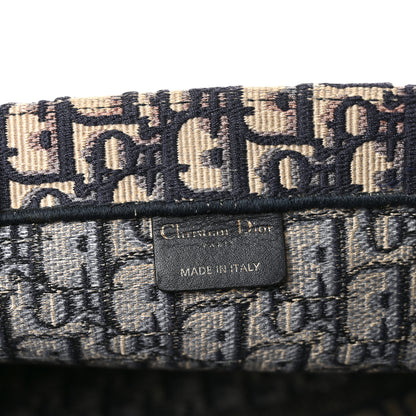 Christian Dior Oblique Large Book Tote Blue Multicolor 6 of 10