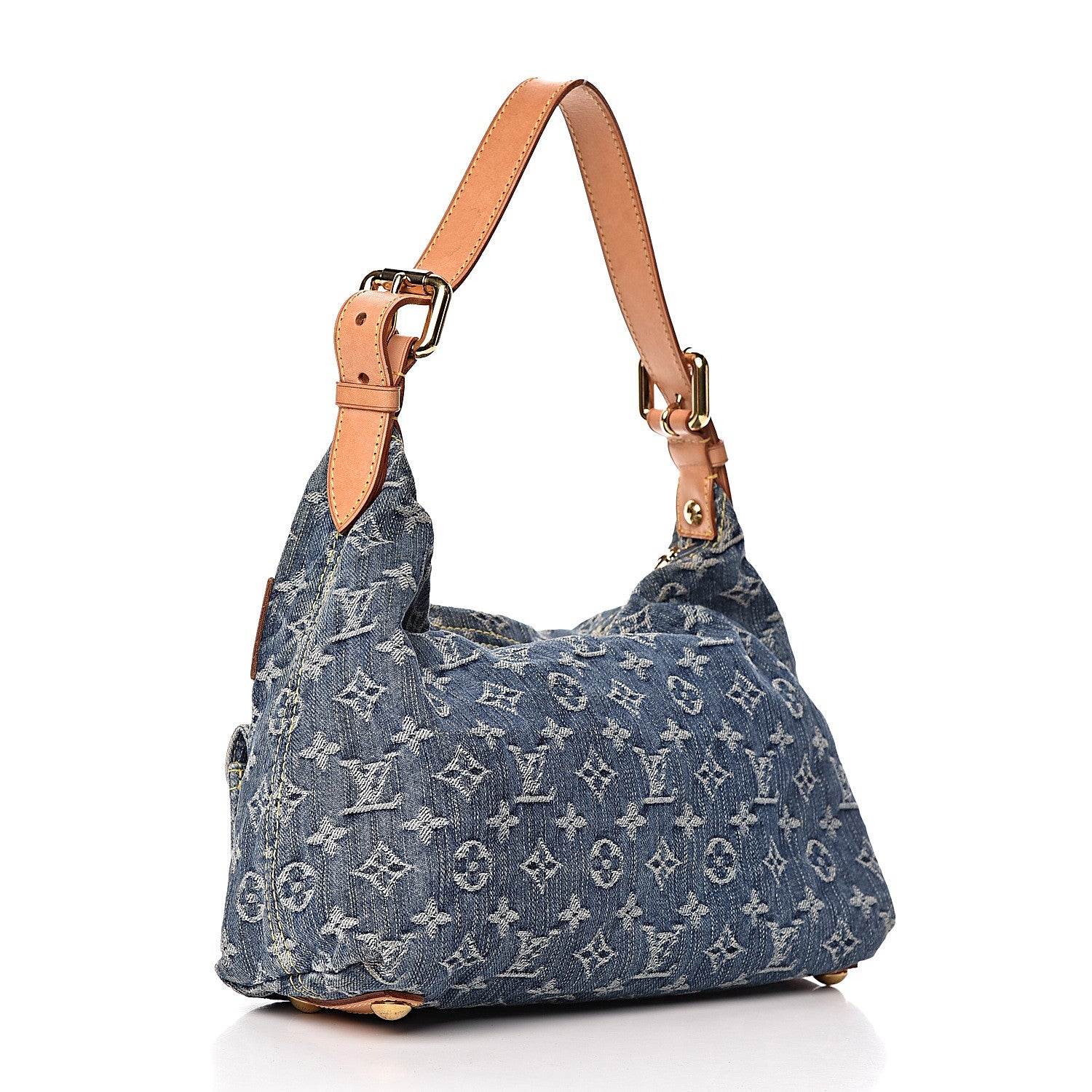 Louis Vuitton Monogram Denim Baggy PM Blue 3 of 10