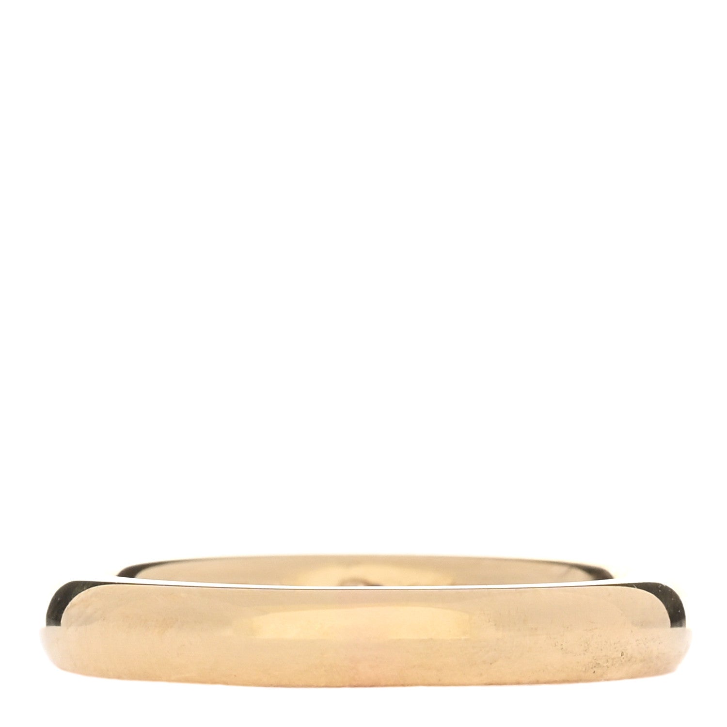 Tiffany 18K Yellow Gold Diamond 3mm Elsa Peretti Band Ring 45 3.5 3 of 5