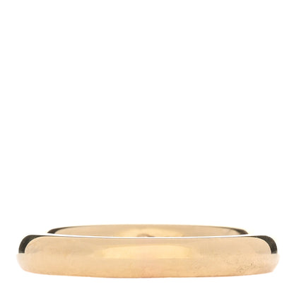 Tiffany 18K Yellow Gold Diamond 3mm Elsa Peretti Band Ring 45 3.5 3 of 5