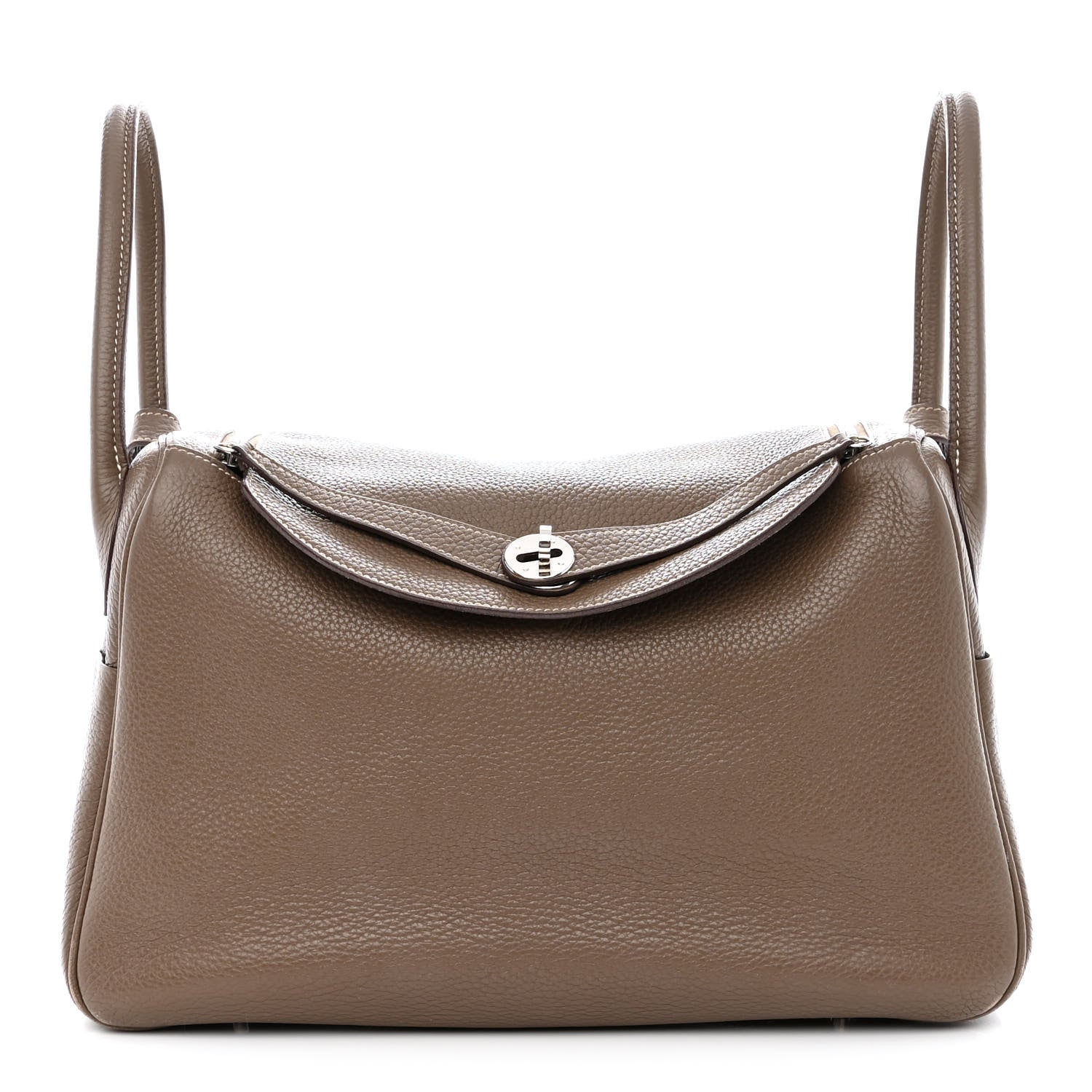 Hermes Taurillon Clemence Lindy 34 Etoupe 1 of 18