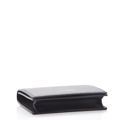 Saint Laurent Grain De Poudre Business Card Case Black 4 of 11