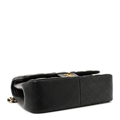 Chanel Lambskin Quilted Jumbo Double Flap Black 4 of 10