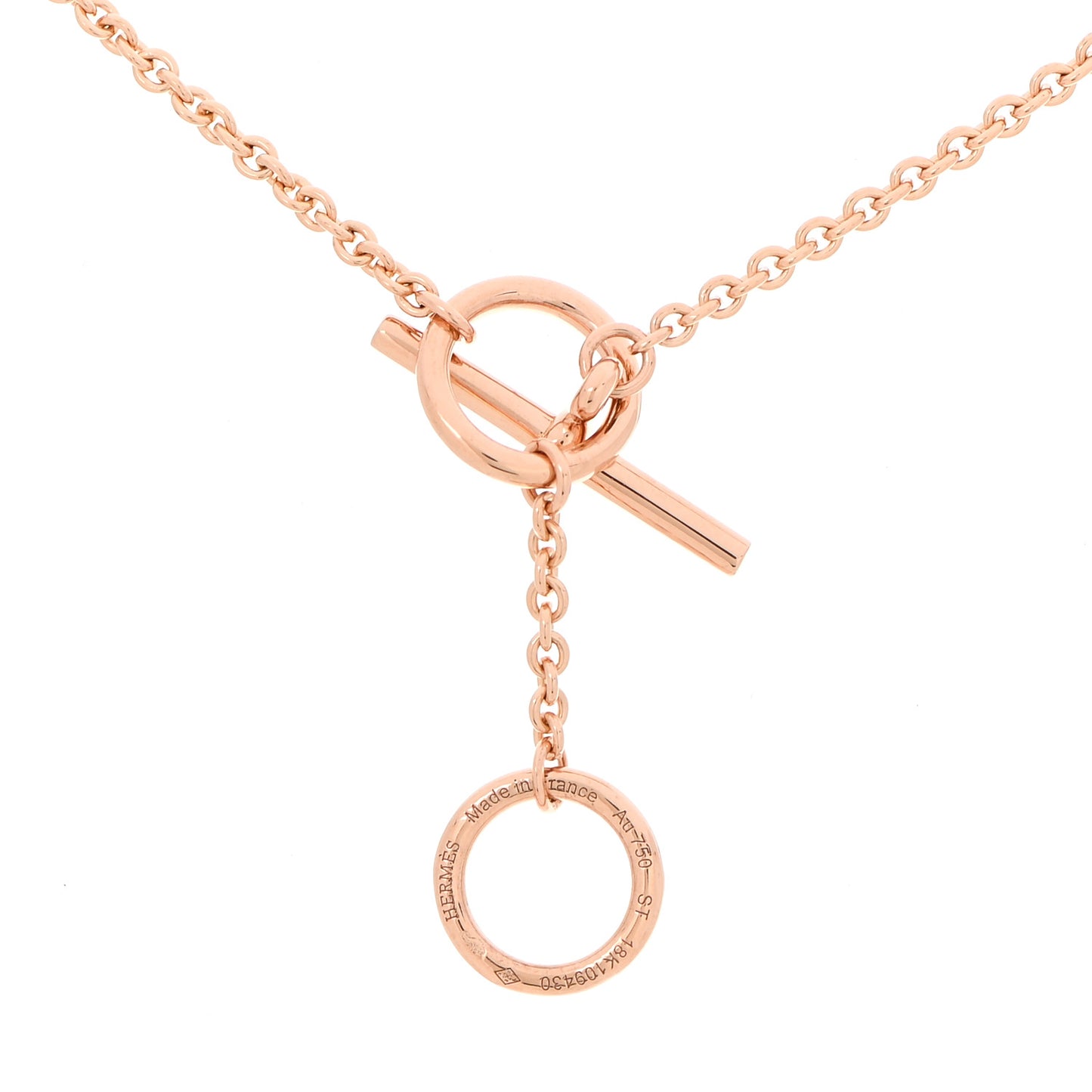 18K Rose Gold Chaine d'Ancre Mini Punk Necklace ST